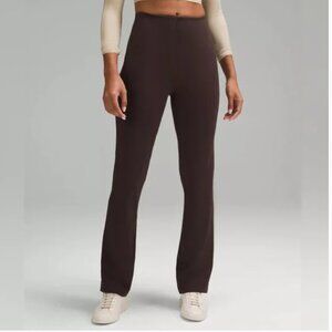 Like New Lululemon Smooth Fit Pull-On High-Rise Pant Regular in Espresso, Size 8